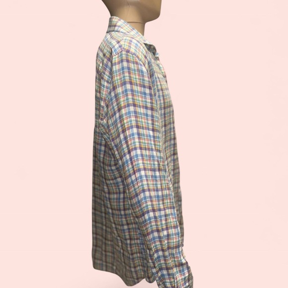 Peter Millar Men's Colorful Checkered Shirt - Picture 3 of 8